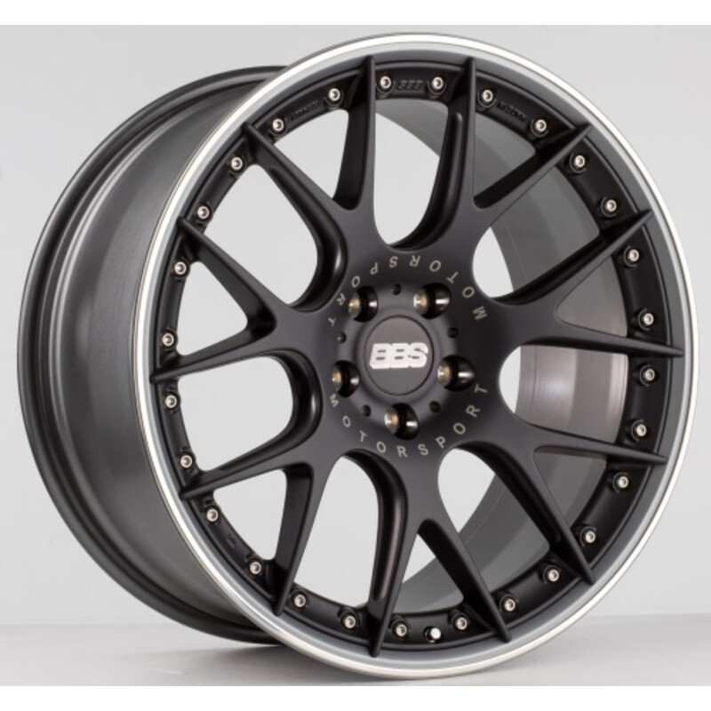 Jante BBS CH-RII 21x11.5" 5x130 ET64, Noir Satiné