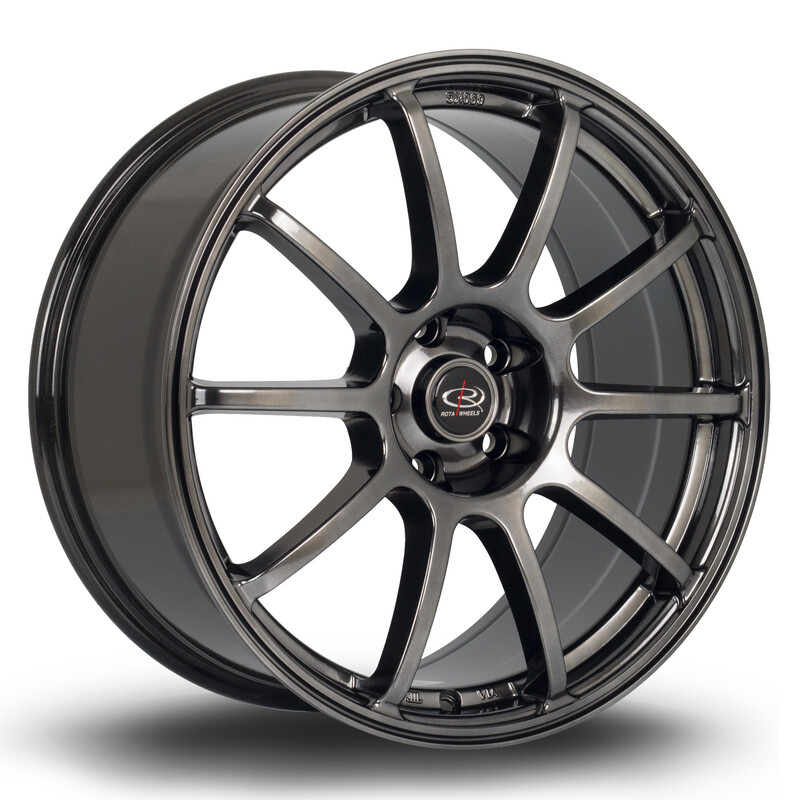 Jante Rota Force 18x8.5" 5x108 ET42, Hyper Black