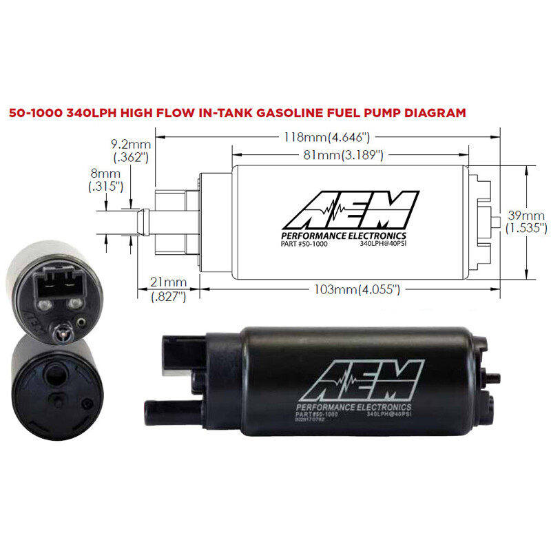 Pompe à Essence AEM Universelle - 340 L/h