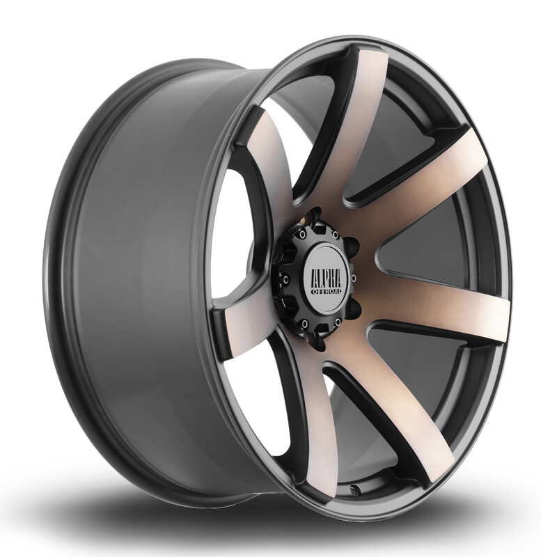 Jante Rota Gauntlet 20x9" 6x139.7 ET30, Noir Mat Bronze