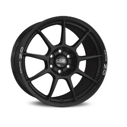 Jante OZ Challenge HLT 18x8.5" 5x130 ET50, Noir Mat, Lettres Blanches