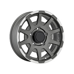 Jante Sparco Dakar 16x5.5" 5x139.7 ET5, Gris Anthracite, Rebord Poli