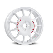 Jante OZ Leggenda 17x7" 4x100 ET37, Blanc, Lettres Rouges