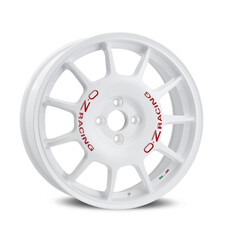 Jante OZ Leggenda 17x7" 4x100 ET30, Blanc, Lettres Rouges