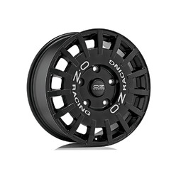 Jante OZ Rally Racing Van 18x7.5" 5x160 ET48, Noir Mat, Lettres Grises