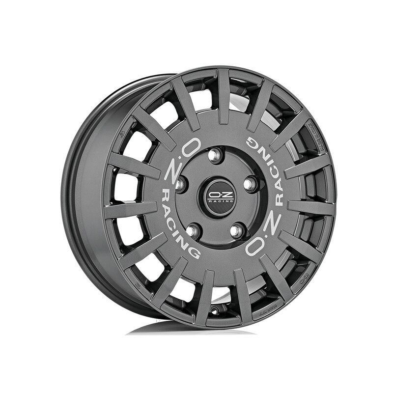 Jante OZ Rally Racing Van 18x7.5" 5x160 ET48, Blanc, Lettres Rouges