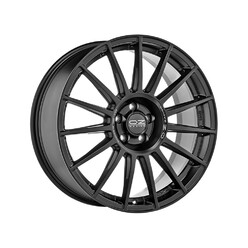 Jante OZ Superturismo Dakar 21x9" 5x114.3 ET38, Noir Mat, Lettres Grises