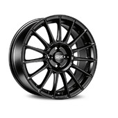 Jante OZ Superturismo LM 19x8.5" 5x114.3 ET38, Noir Mat, Lettres Grises
