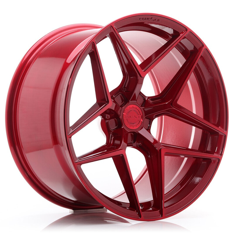 Jante Concaver CVR2 20x9.5" (5 trous - sur mesure) ET22-40, Rouge Candy
