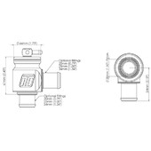 Dump Valve Turbosmart à Recirculation "Plumb Back" (Universelle)
