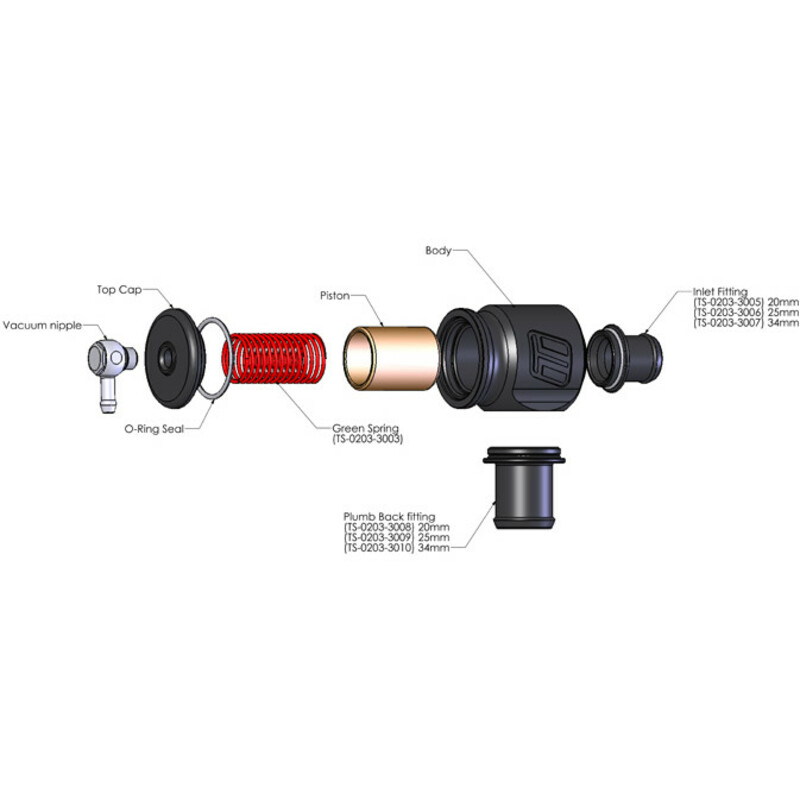 Dump Valve Turbosmart à Recirculation "Plumb Back" (Universelle)