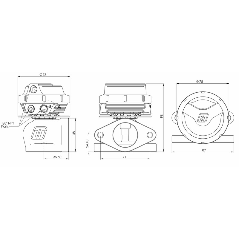 Wastegate Externe Turbosmart Gen V Ultra-Gate (38 mm)