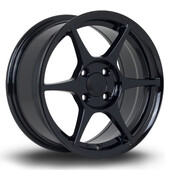 Jante Rota TFS4 15x7" 4x100 ET38, Noir Brillant