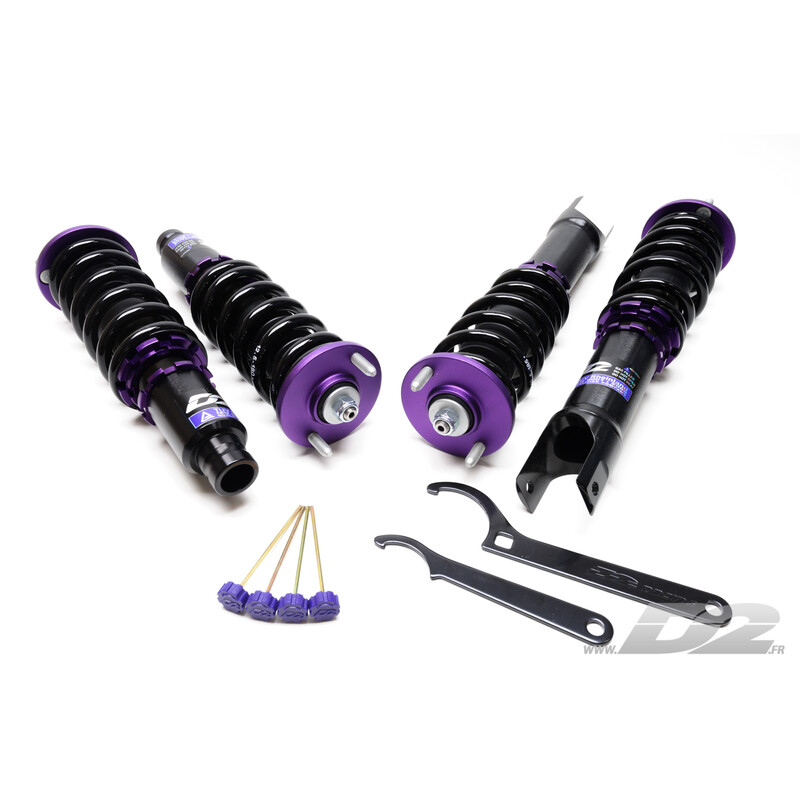 Combinés Filetés D2 Street pour Honda Civic ED / EE / EF (89-91)