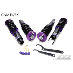 Combinés Filetés D2 Street pour Honda Civic EJ / EK (96-00)