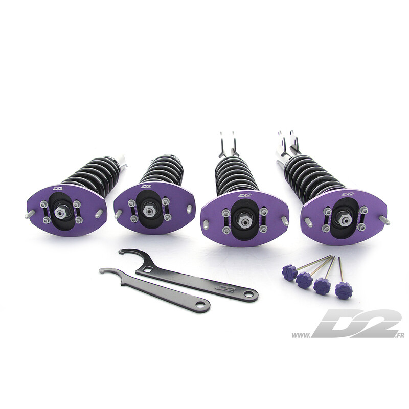 Combinés Filetés D2 Street pour Lancia Delta Integrale (87-95)