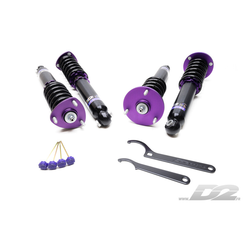 Combinés Filetés D2 Street pour Lexus IS 220d, 250 & 350 (XE20, 05-13)
