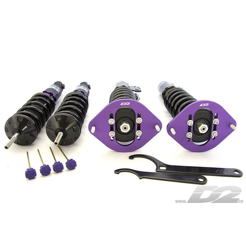 Combinés Filetés D2 Street pour VW Golf 1 (74-85)