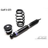 Combinés Filetés D2 Street pour VW Golf 5, dont GTI & R32 (03-08)