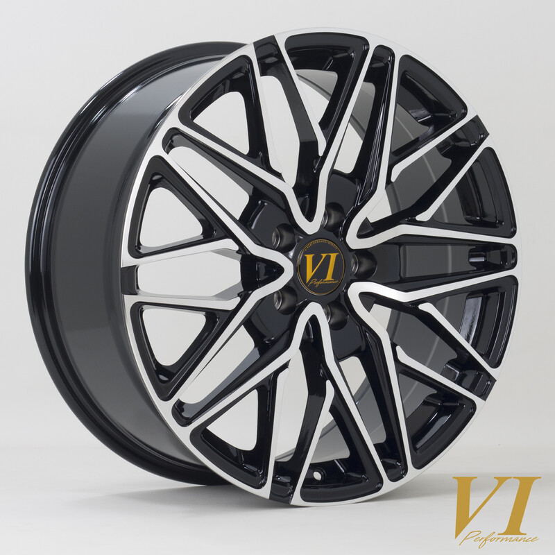 Jante Rota Loaded 20x8.5" 5x160 ET50, Noir / Poli