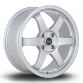 Jante Rota Grid2 17x7.5" 4x108 ET25, Gris Argenté