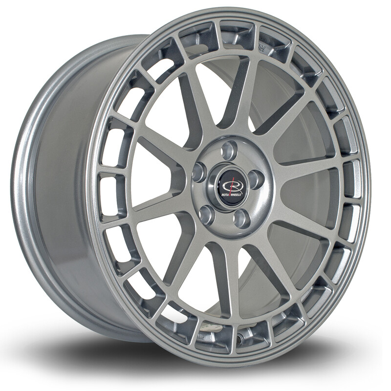 Jante Rota Recce 17x8" 5x108 ET42, Gris Anthracite