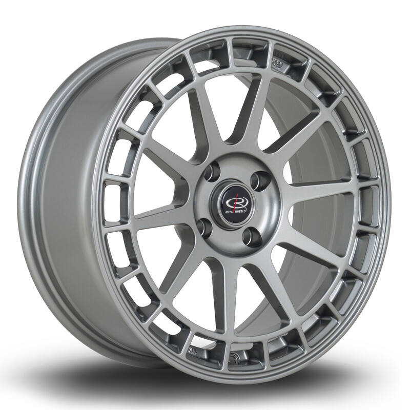 Jante Rota Recce 17x7.5" 4x108 ET25, Gris Anthracite