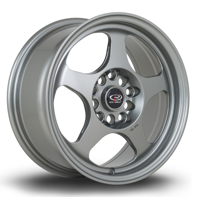 Jante Rota Slipstream 15x7" 5x114.3 ET40, Gris Anthracite