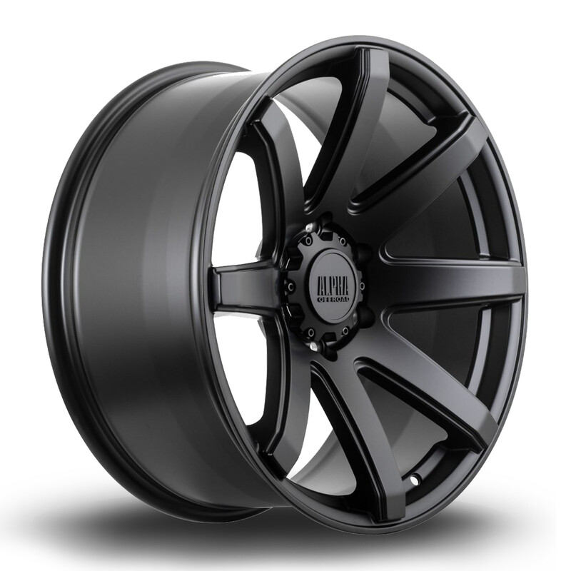 Jante Rota Nomad 20x9" 6x139.7 ET10, Noir Satiné
