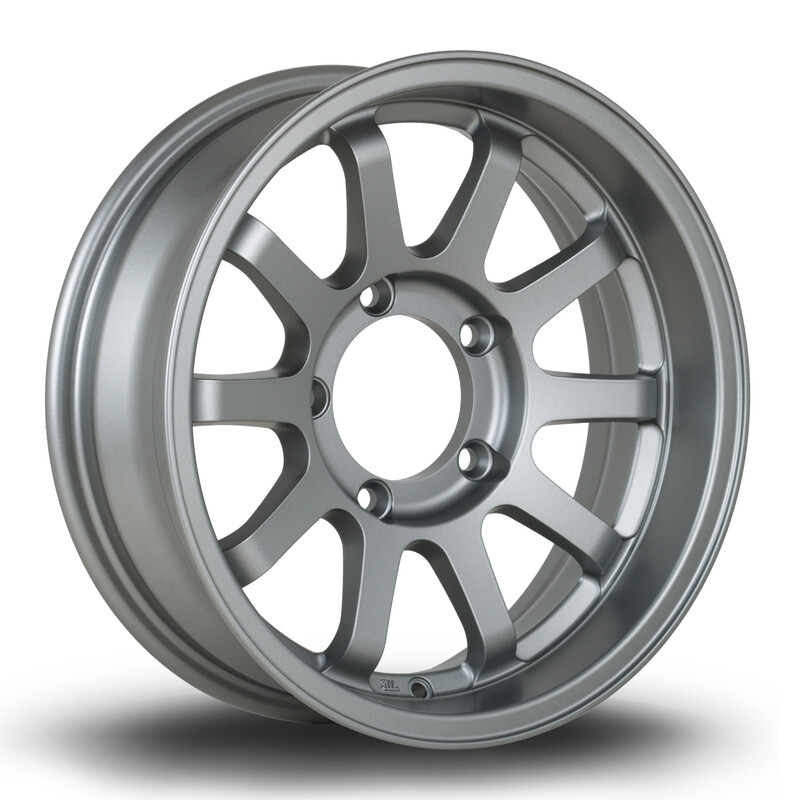 Jante Rota JVEE 16x5.5" 5x139.7 ET-20, Gris Métal Mat