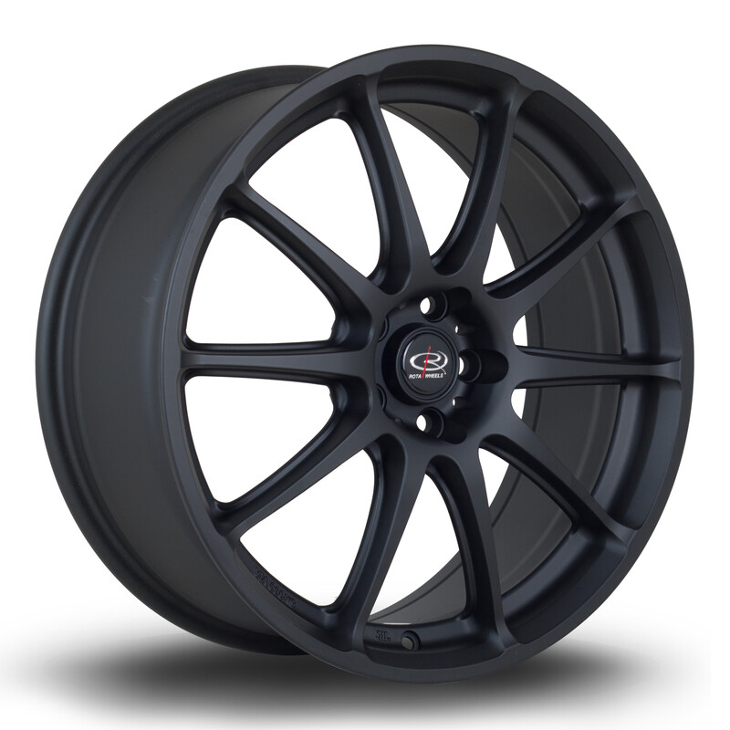 Jante Rota GRA 18x7.5" 5x100 ET48, Noir Satiné