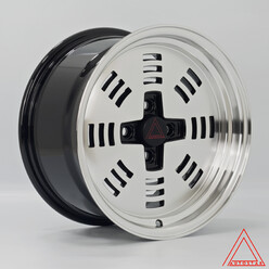 Jante Autostar Sutorro 15x8" 4x100 ET25, Gris Argenté / Poli