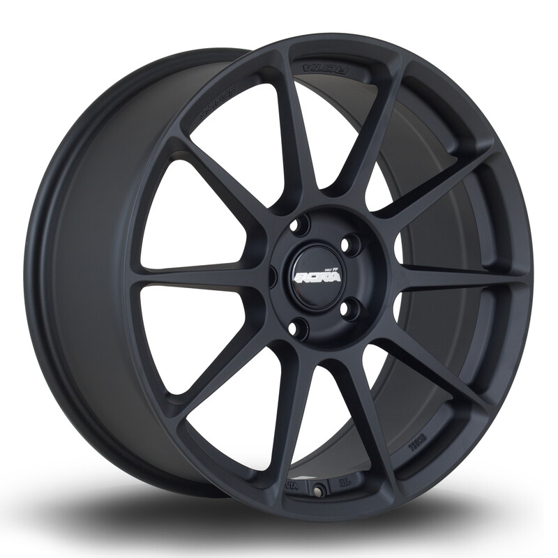 Jante Rota FF03 19x8.5" 5x120 ET45, Noir Satiné