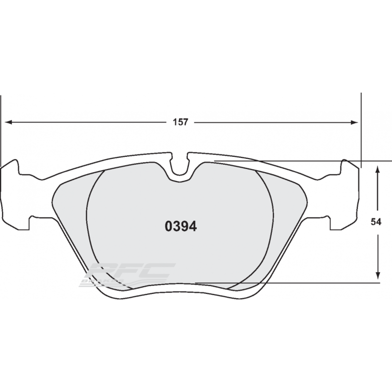 Plaquettes de Freins Avant PFC 08 pour BMW M3 E36