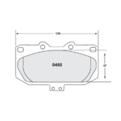 Plaquettes de Freins Avant PFC 11 pour Subaru Impreza GC / GF (92-00)