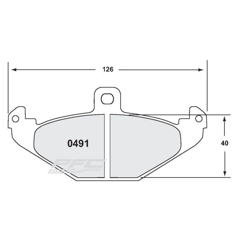 Plaquettes de Freins Arrière PFC 08 pour Lotus Elise S1, S2 & S3