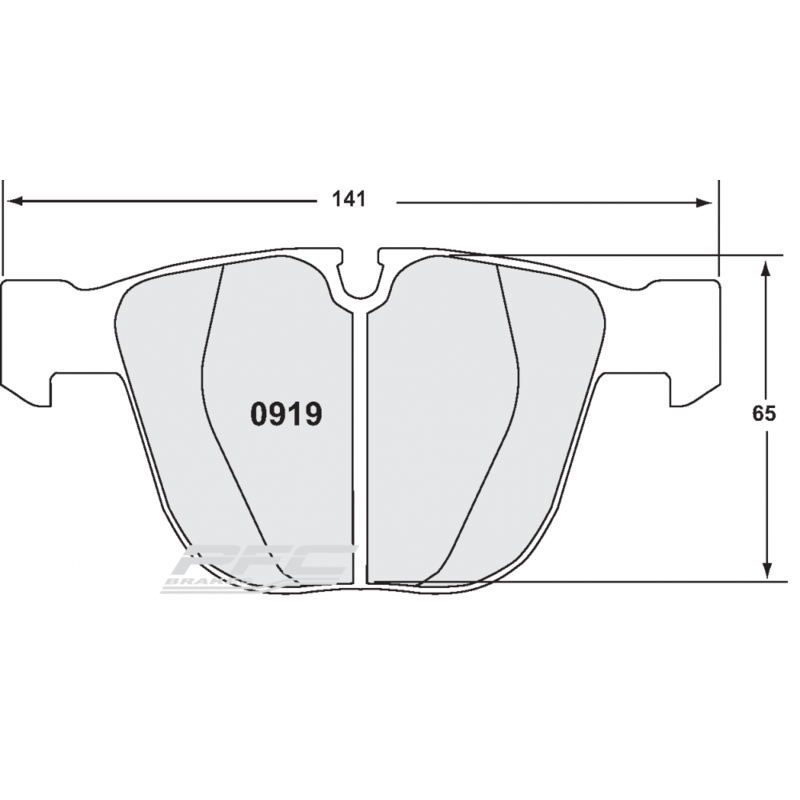 Plaquettes de Freins Arrière PFC 08 pour BMW M3 E9X (07-13)