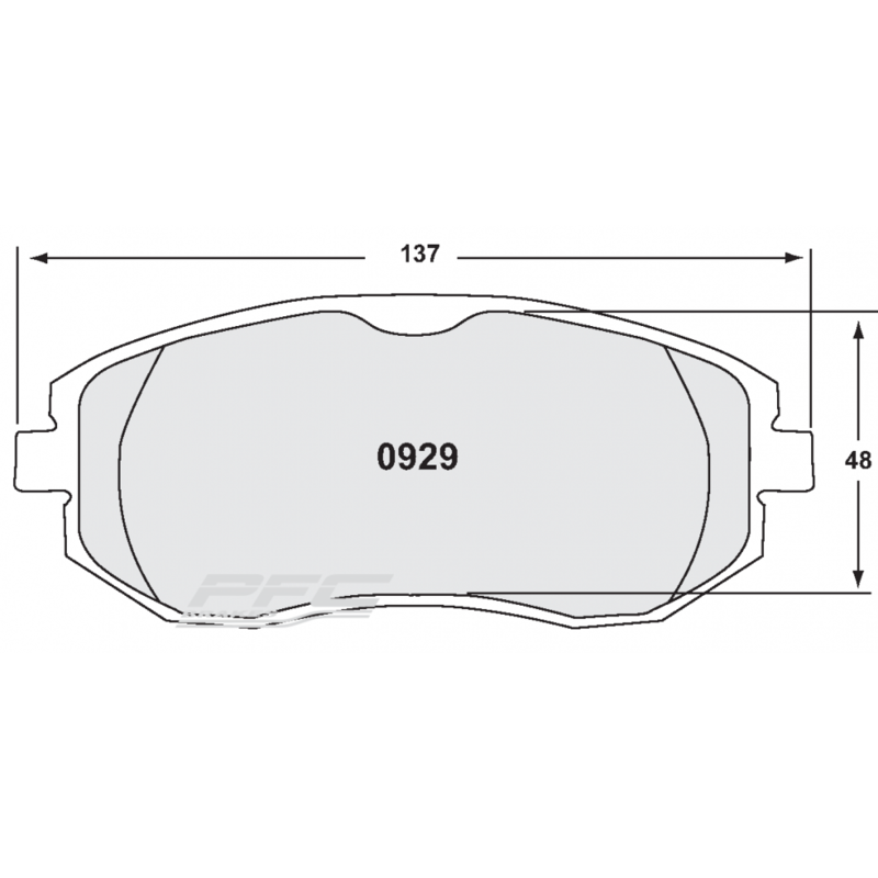 Plaquettes de Freins Avant PFC 332 pour Toyota GT86