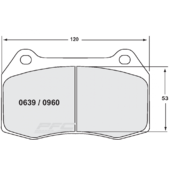 Plaquettes de Freins Avant PFC 11 pour Nissan 350Z (Brembo)