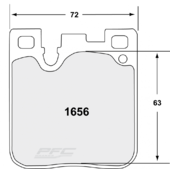 Plaquettes de Freins Arrière PFC 08 pour BMW M3 F80