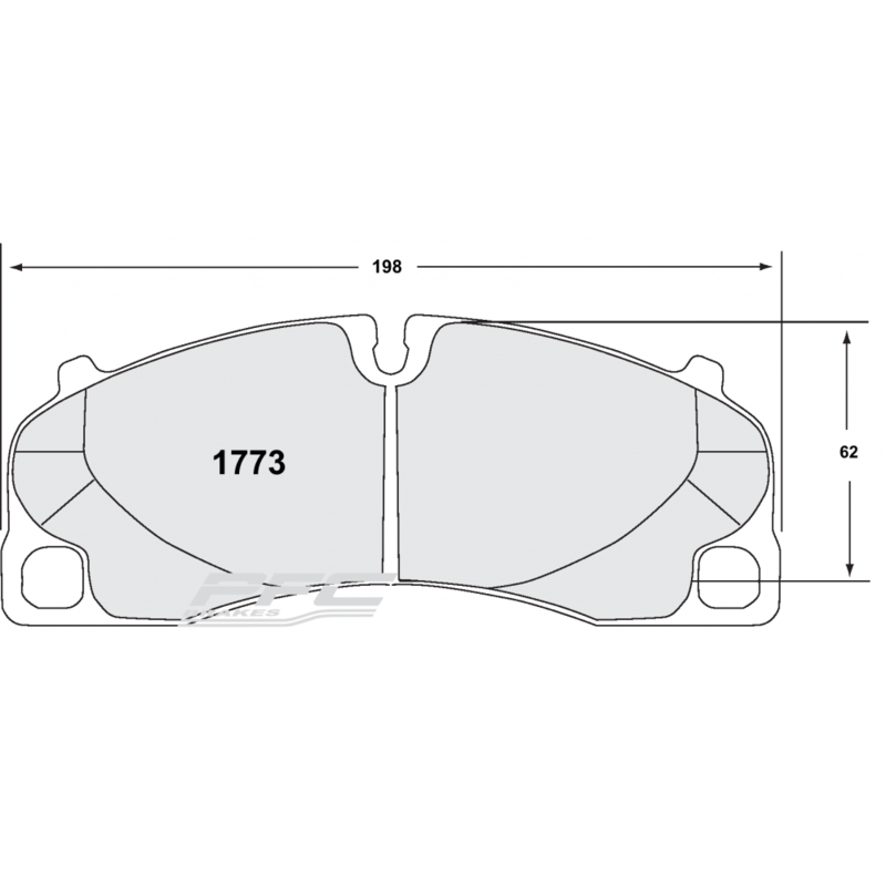 Plaquettes de Freins Avant PFC 13 pour Porsche 997 GT3