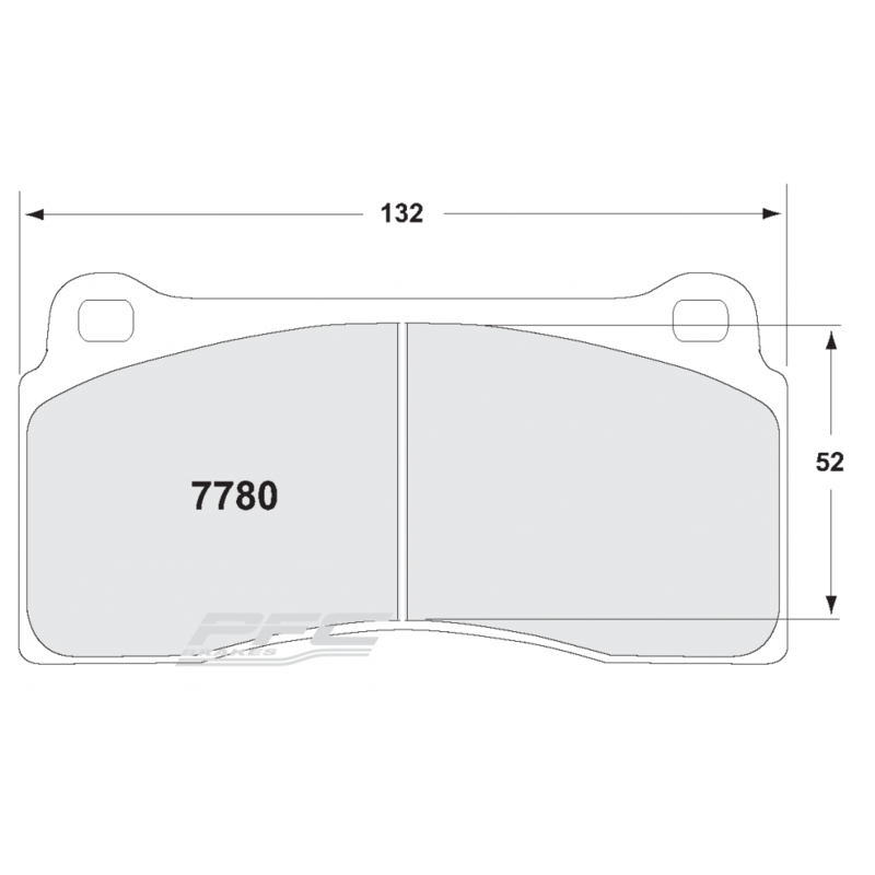 Plaquettes de Freins Arrière PFC Z-Rated pour Nissan GT-R