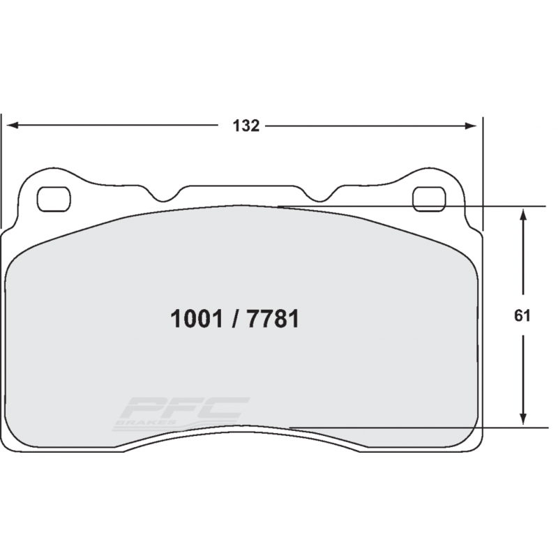 Plaquettes de Freins Avant PFC 08 pour Subaru Impreza WRX STI GH / GR / GV (07-14, Brembo)