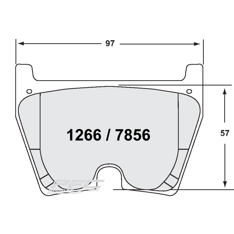 Plaquettes de Freins Avant PFC Z-Rated pour Lamborghini Gallardo