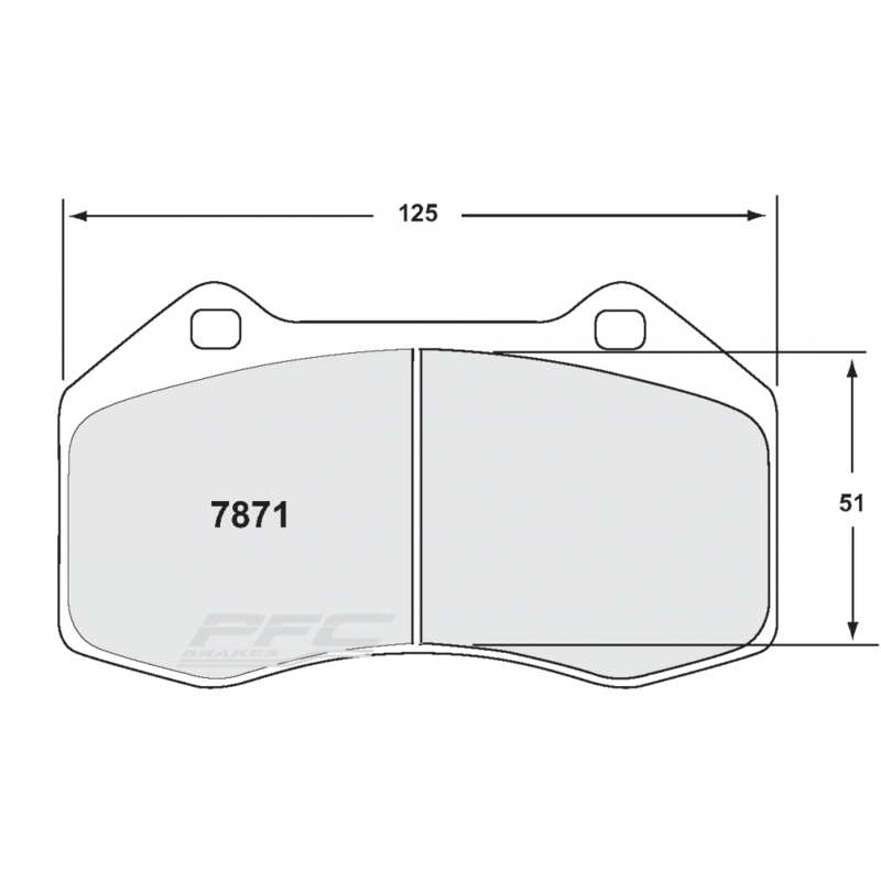 Plaquettes de Freins Avant PFC Z-Rated pour Renault Clio 3 RS