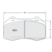 Plaquettes de Freins Avant PFC Z-Rated pour Renault Megane 3 RS