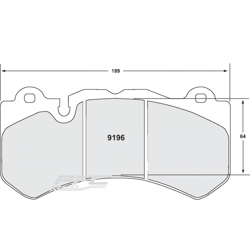 Plaquettes de Freins Avant PFC Z-Rated pour Nissan GT-R