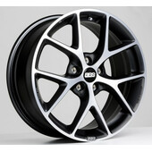 Jante BBS SR 18x8" 5x112 ET52, Noir Mat / Poli