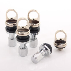 Valves Compatibles TPMS en Aluminium Largeur 4 mm (lot de 4)