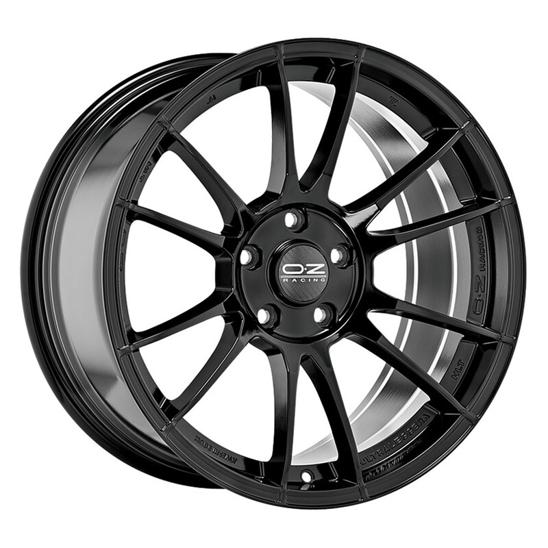 Jante OZ Ultraleggera HLT 19x8.5" Ecrou Central ET53, Noir Brillant